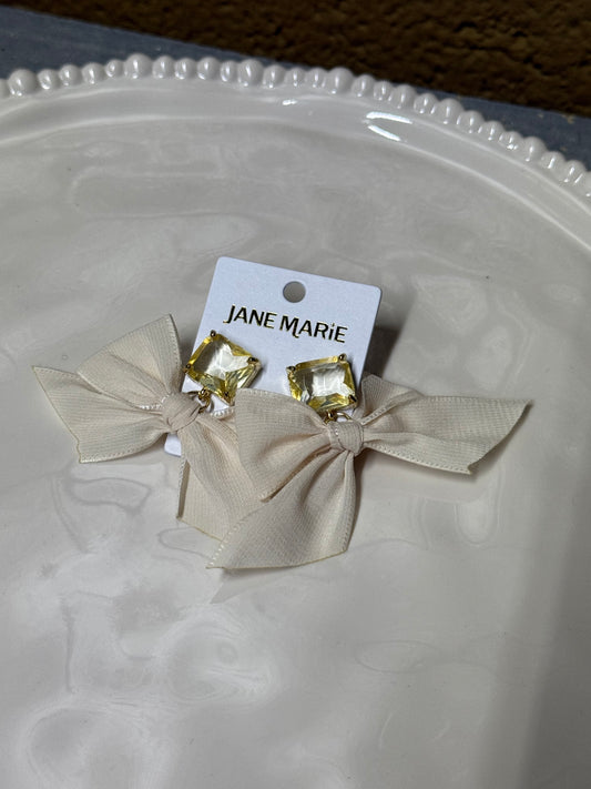 JM Bow earrings