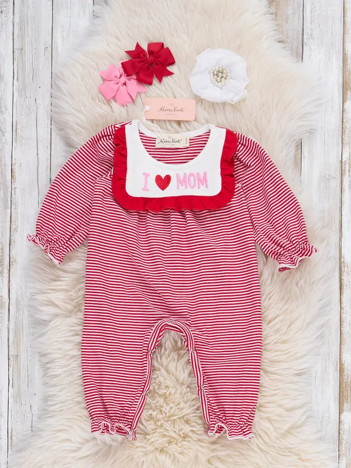 I heart Mom Long romper