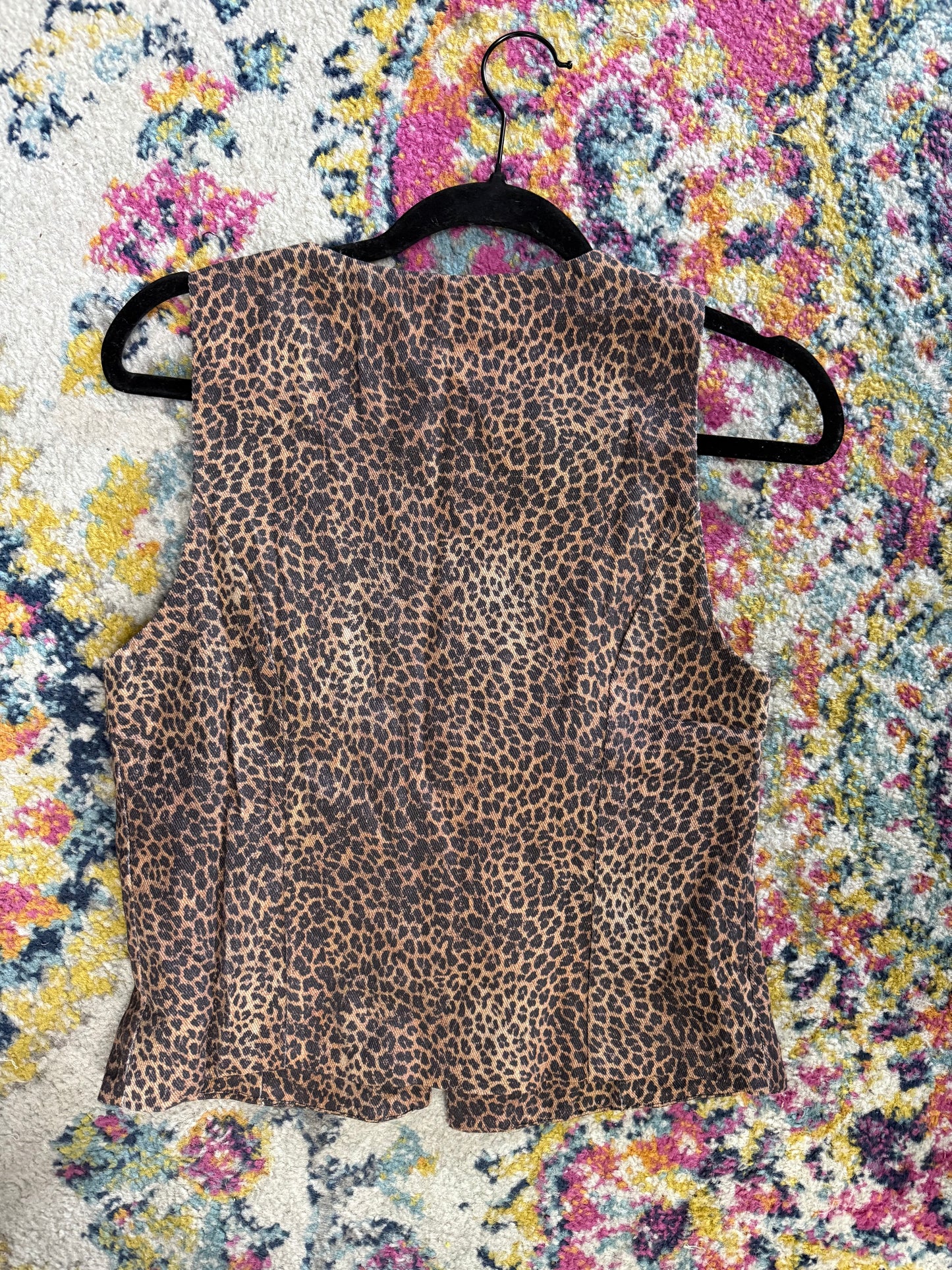 Leopard Bow Vest