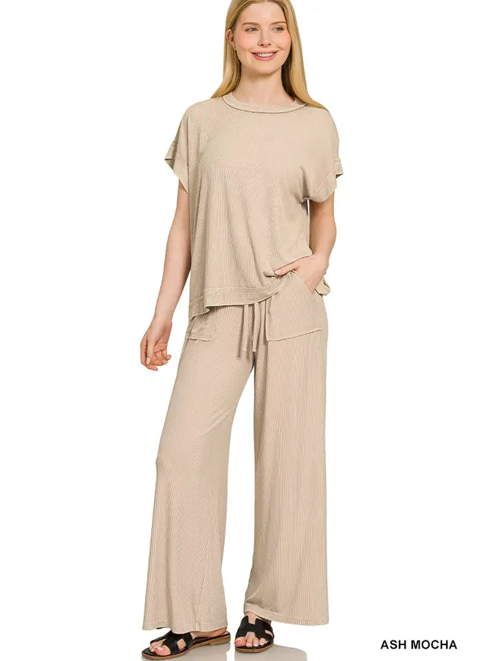 Ash Mocha Matching Set