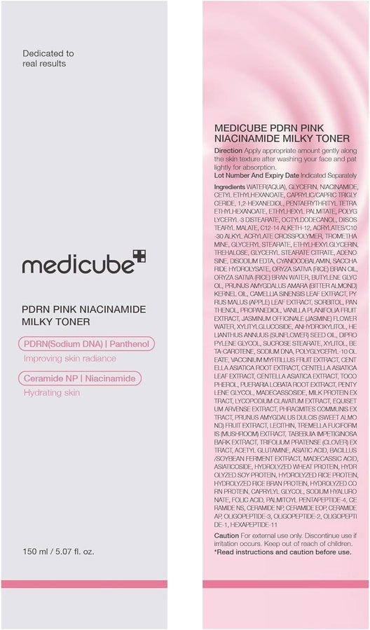 Medicube Pdrn Pink Niacinamide Milky Toner