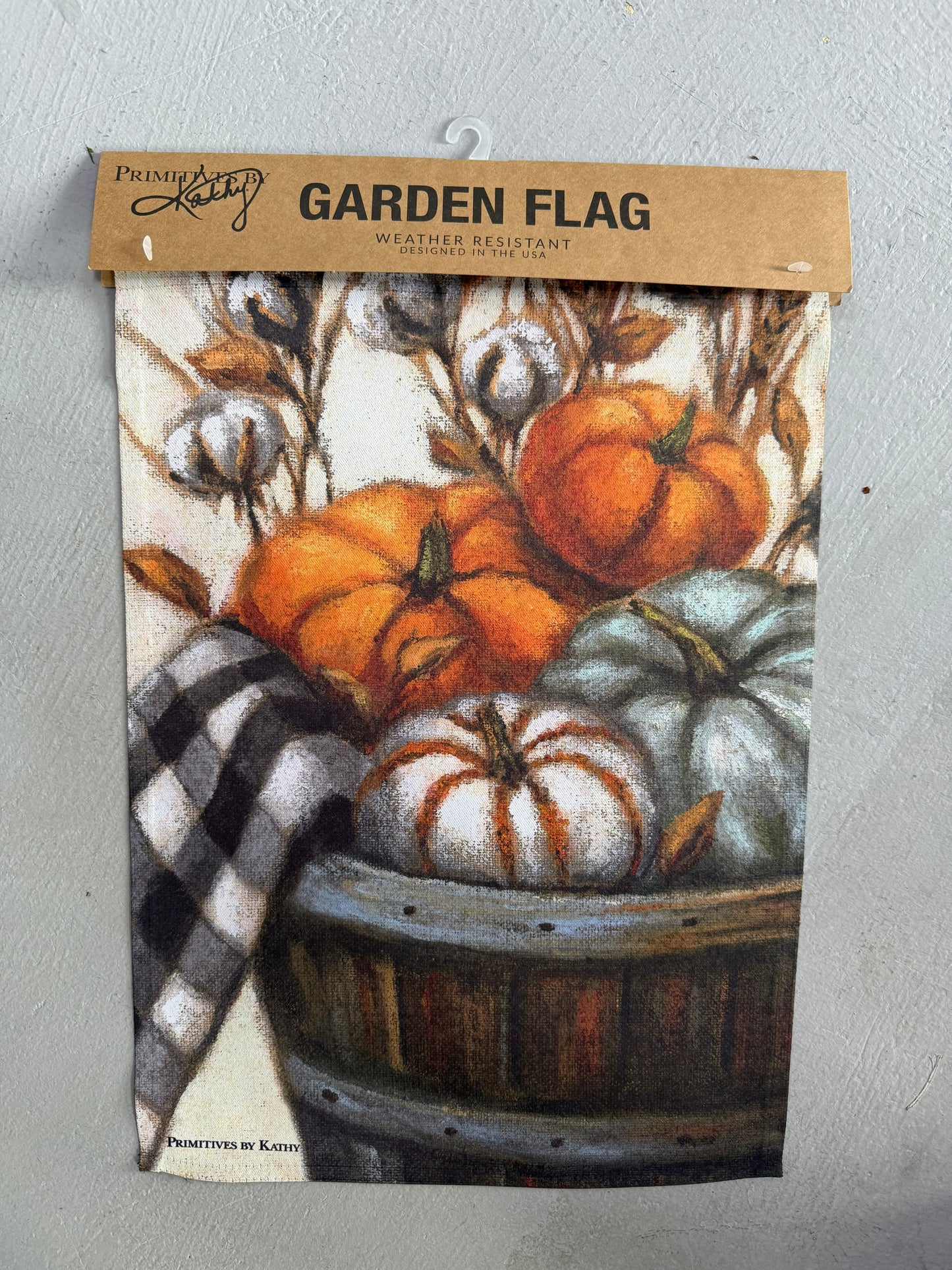 Basket of Pumpkins Garden Flag
