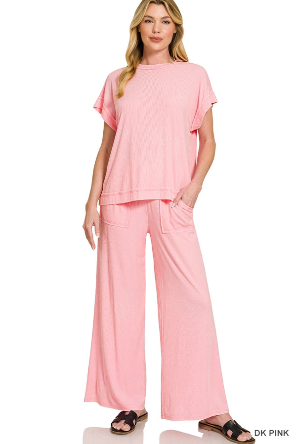 Ribbed Lounge Set