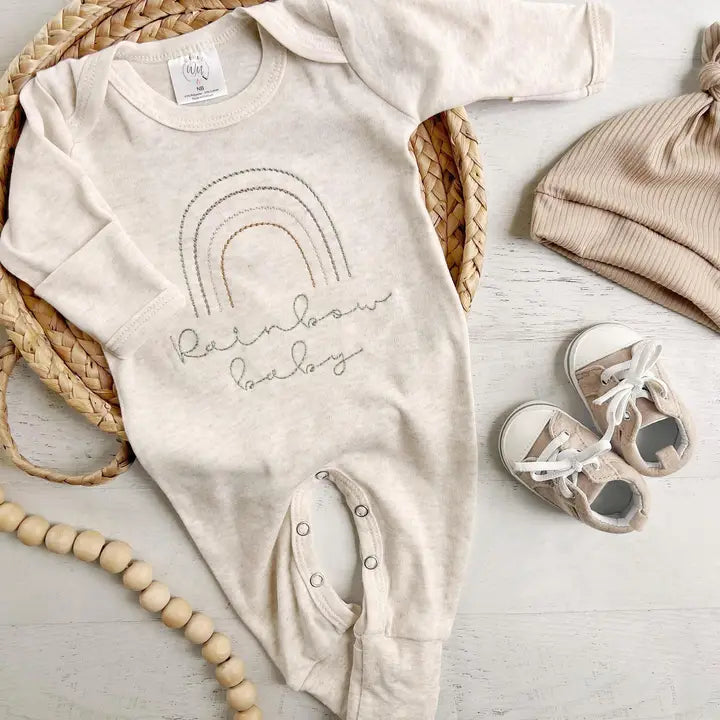 Rainbow Baby Romper