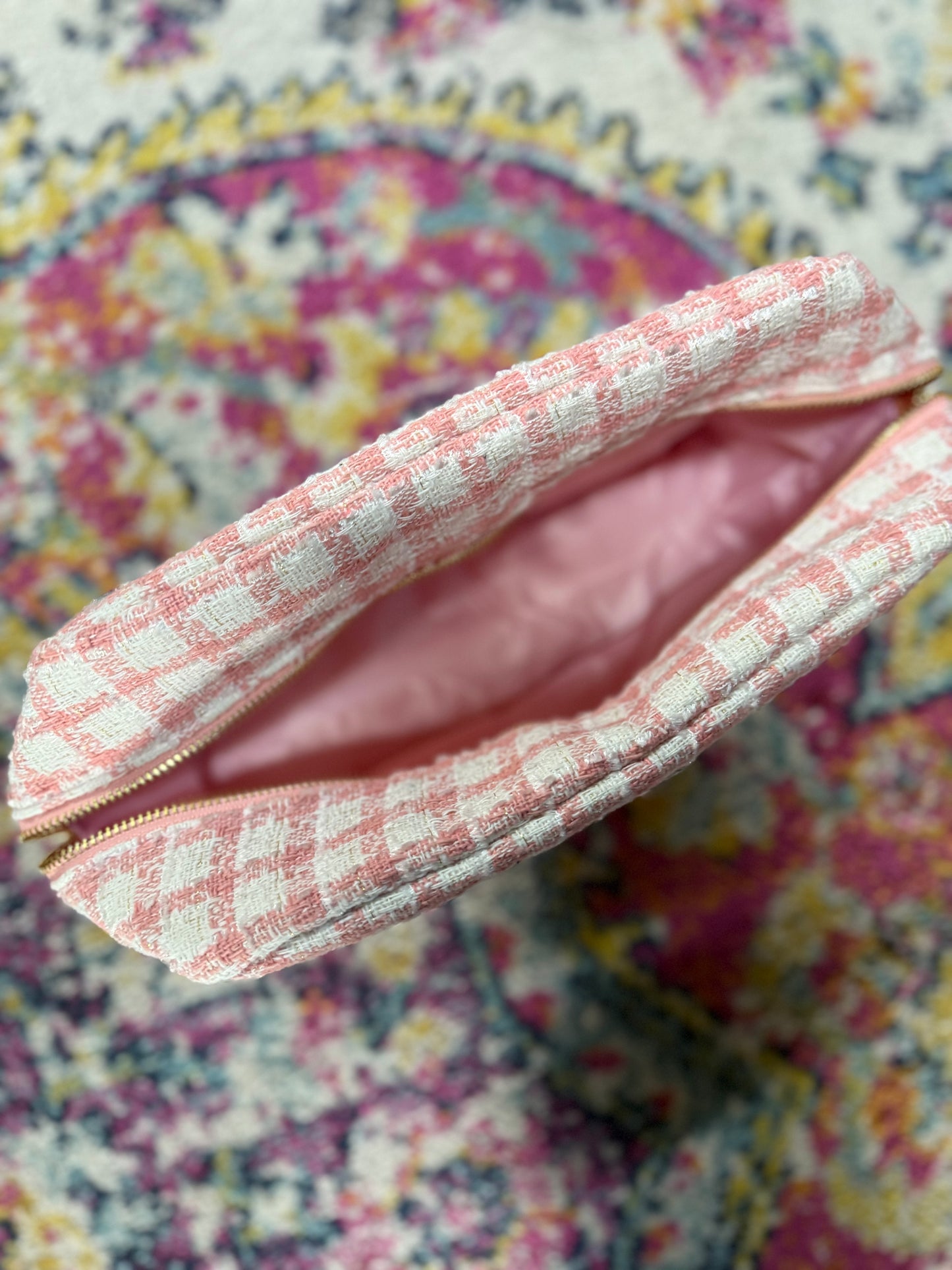Tweed "Makeup" Travel Bag