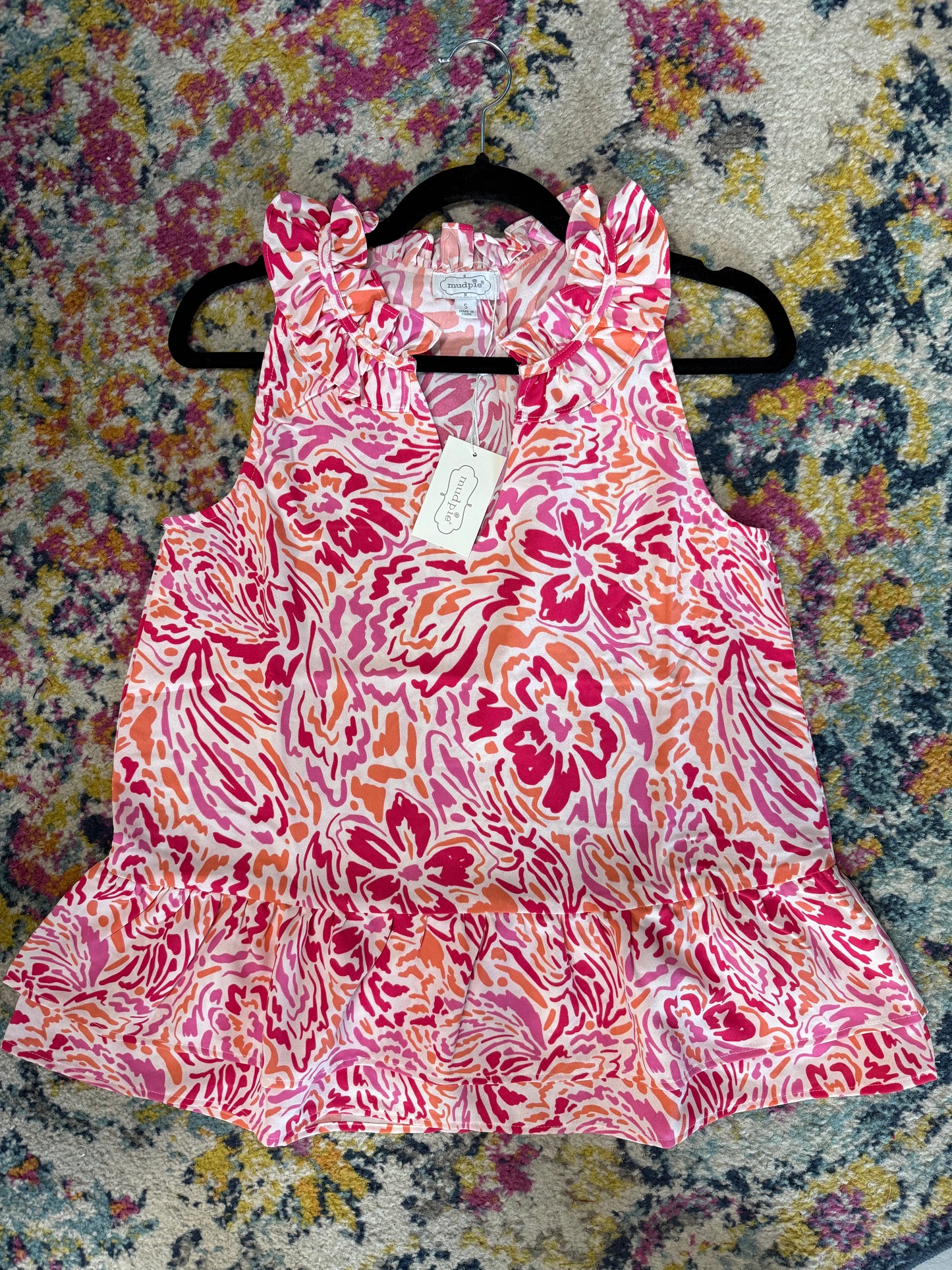 MudPie sleeveless tank (pink)