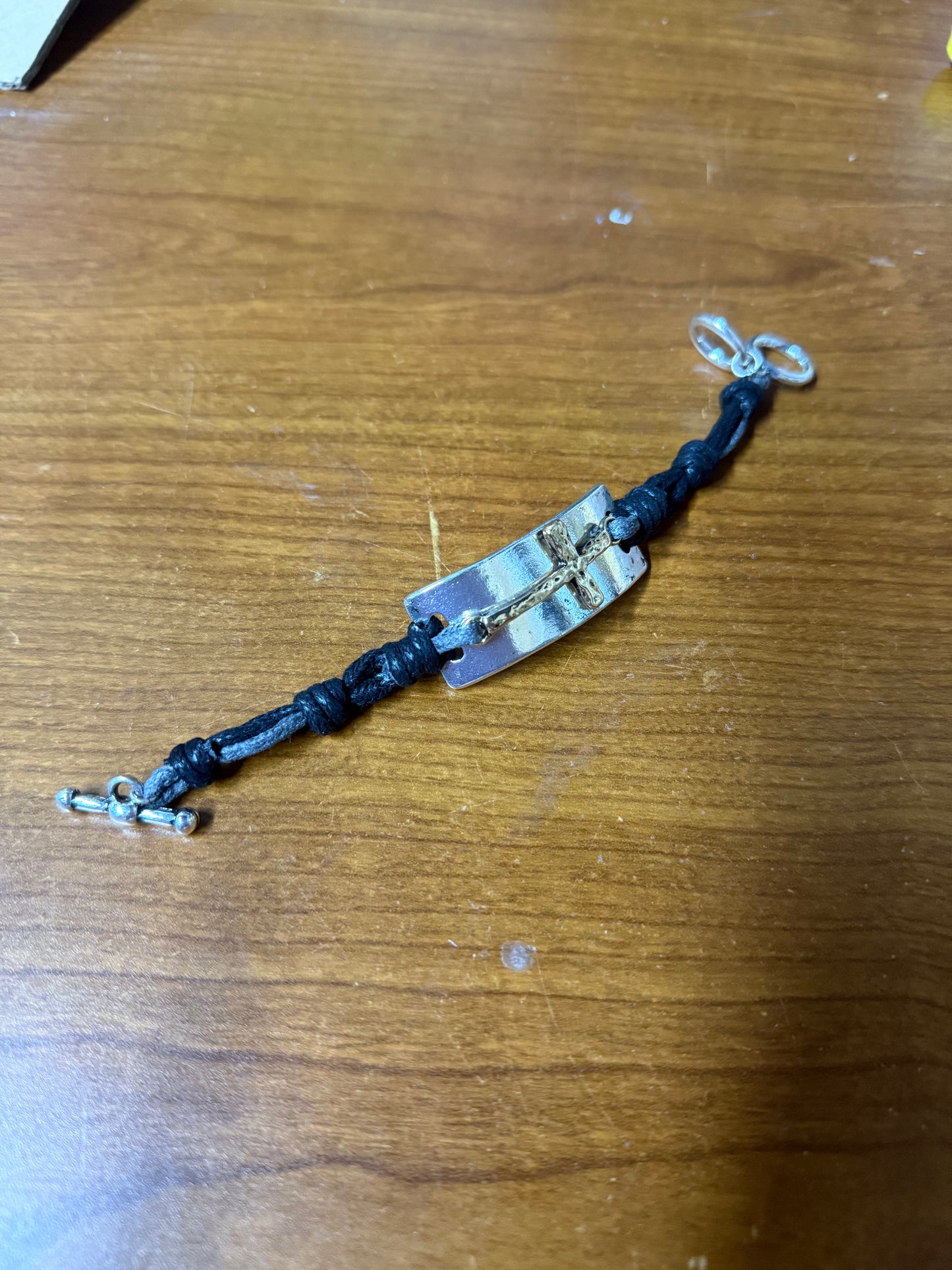Rope Cross Bracelet