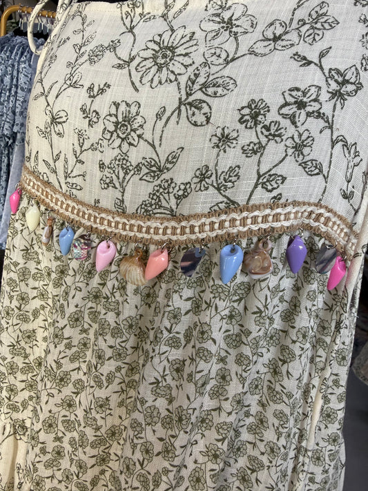 Seashell detail maxi