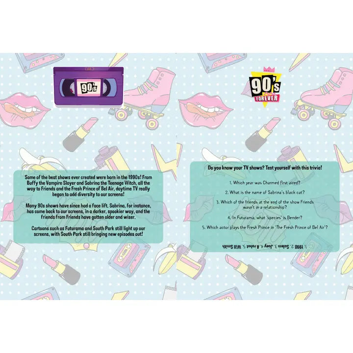 90s Trivia Book