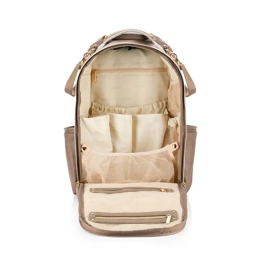 Vanilla Latte Boss Backpack Diaper Bag