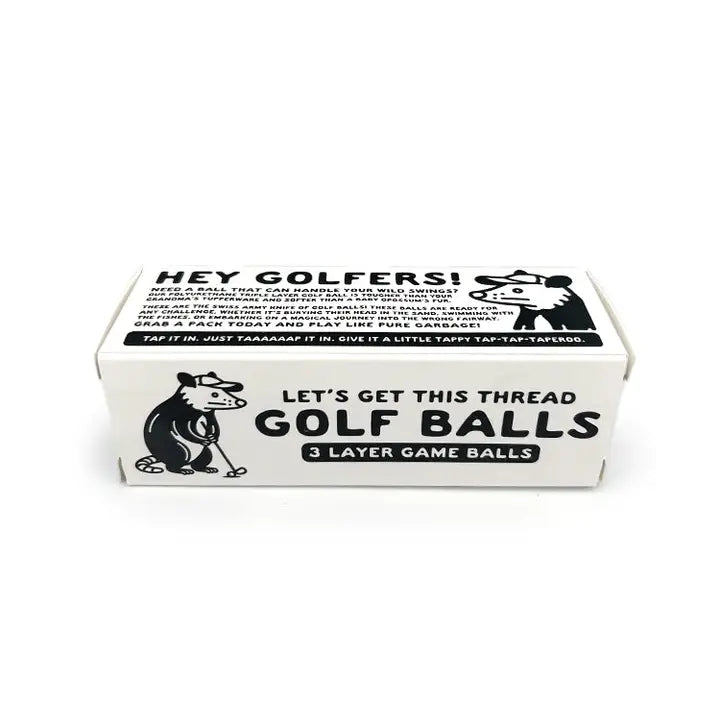 3 Pack Golf Balls