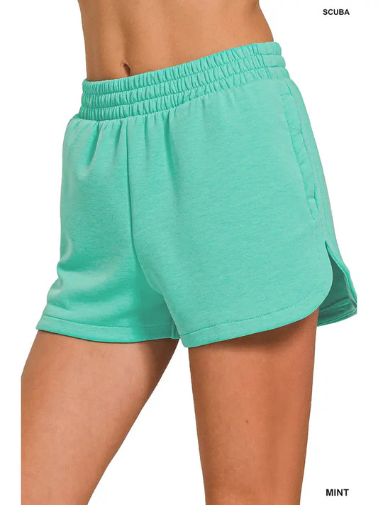Fleece Shorts with pockets