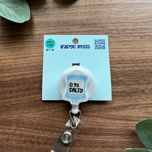 0.9% Salty Badge Reel