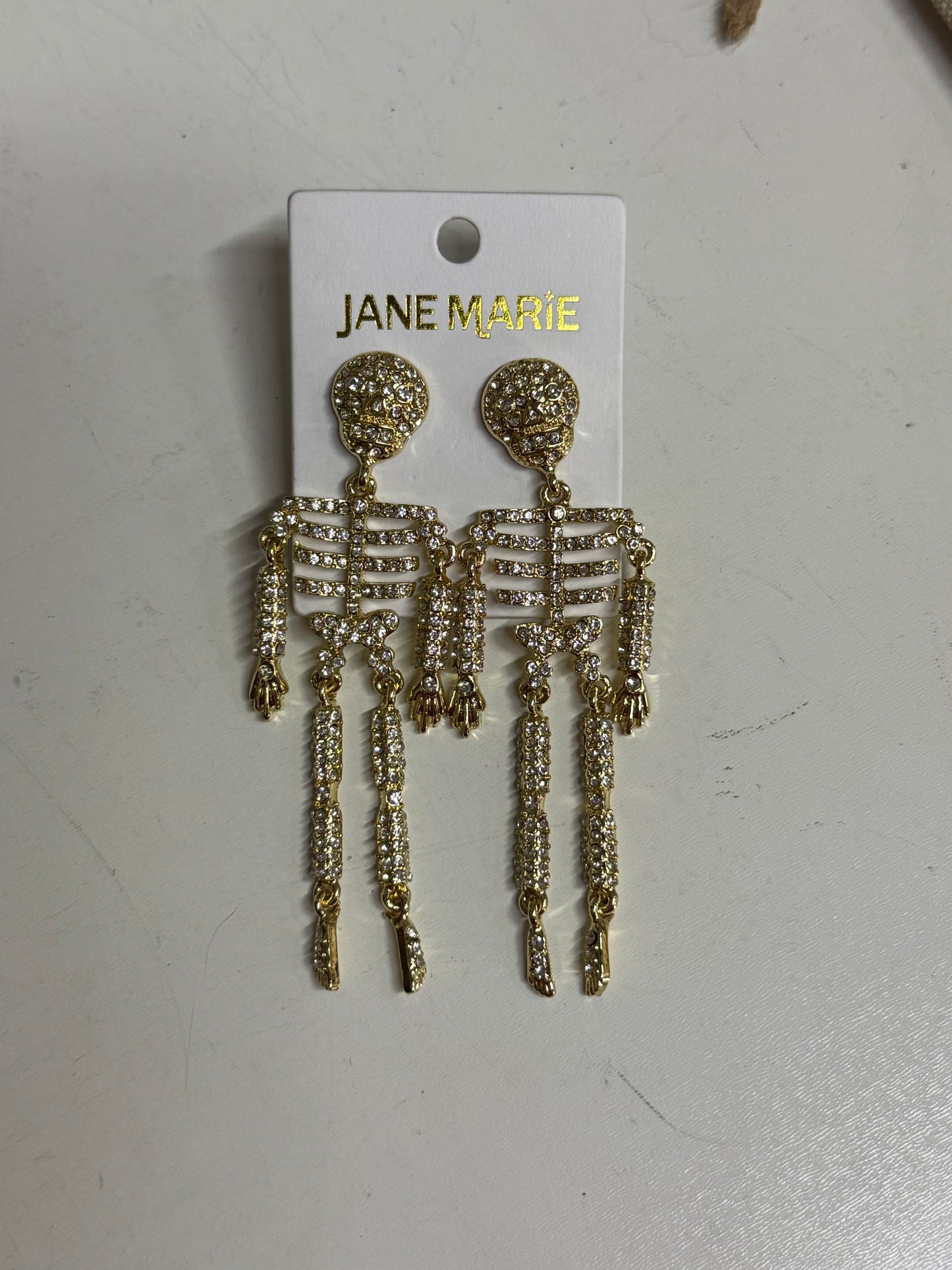 Jeweled Skeleton earrings