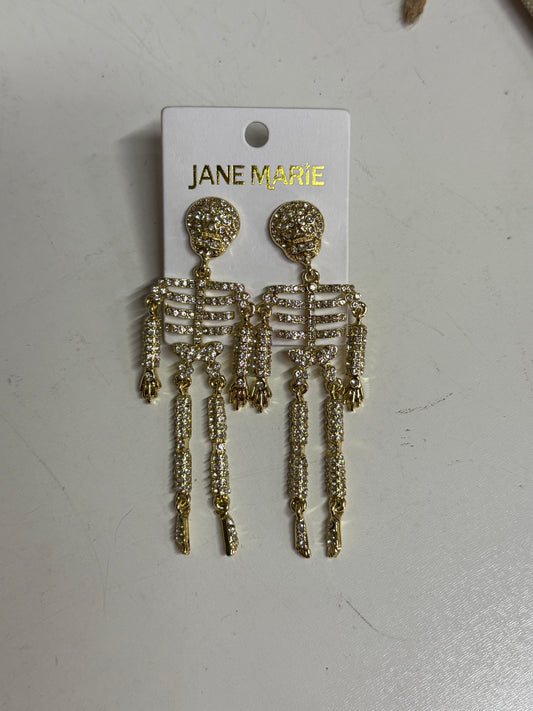 Jeweled Skeleton earrings