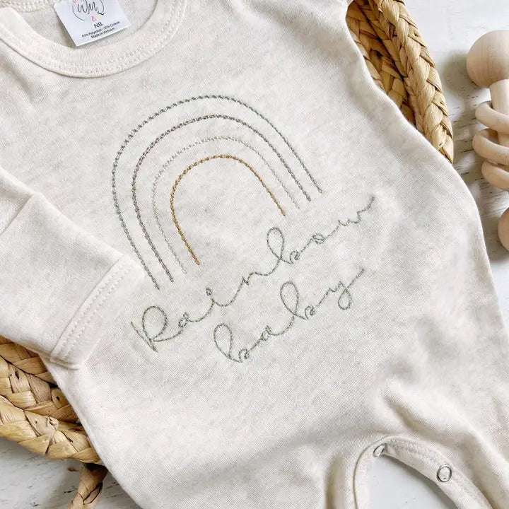 Rainbow Baby Romper