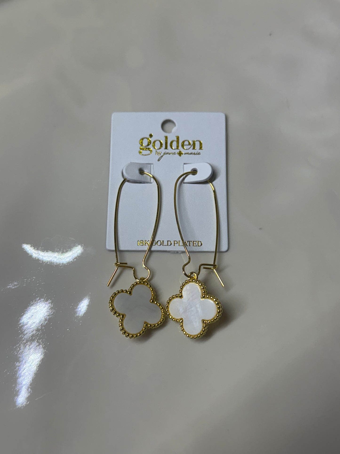 JM Drop Clover Earring