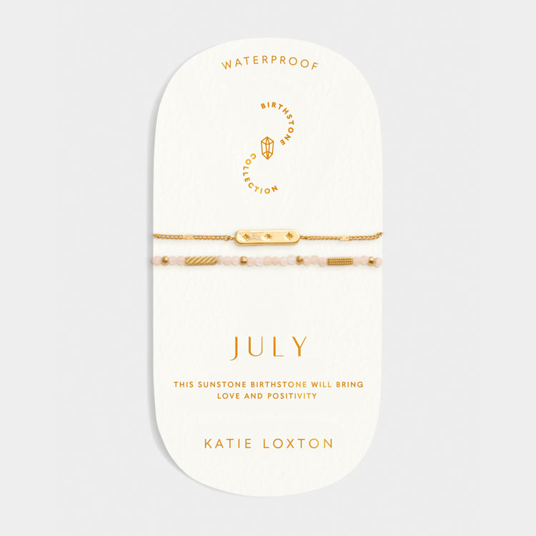 Katie Loxton Birthstone Bracelet set