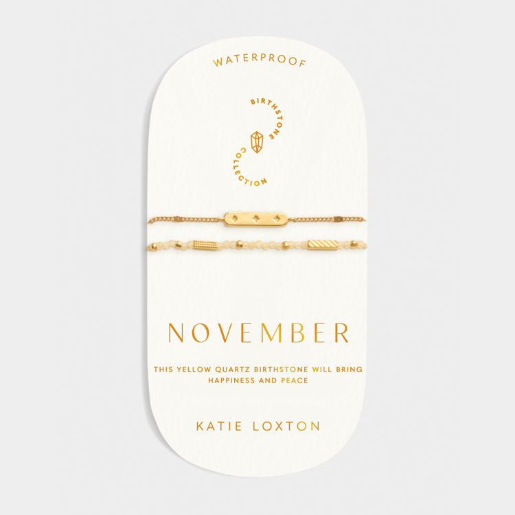 Katie Loxton Birthstone Bracelet set