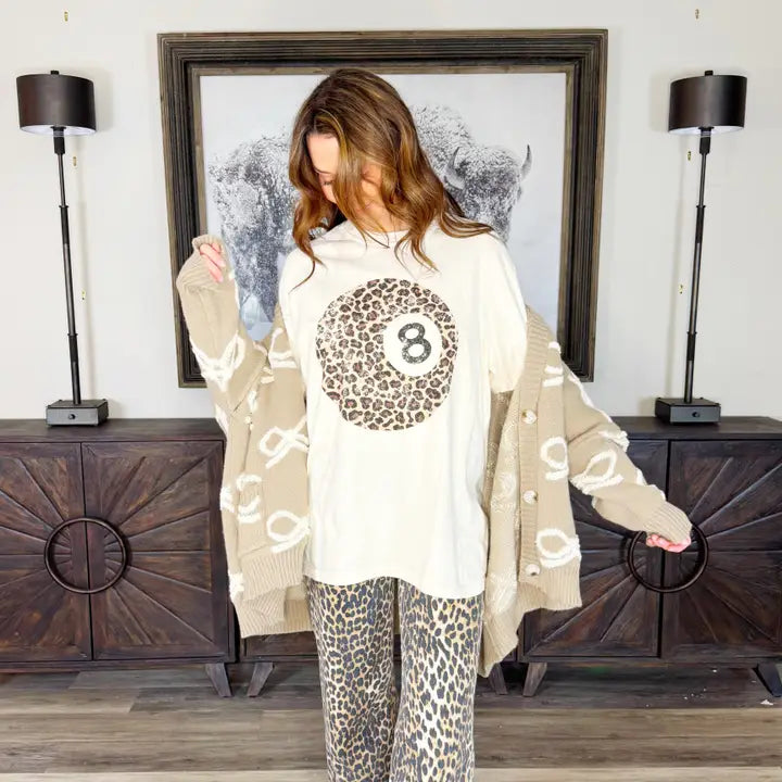 Leopard 8 ball T-Shirt