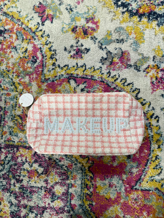 Tweed "Makeup" Travel Bag