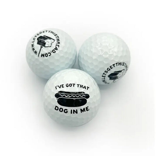 3 Pack Golf Balls