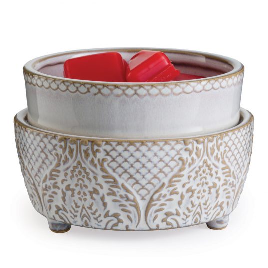 2-in-1 Fragrance Warmer (Vintage White)