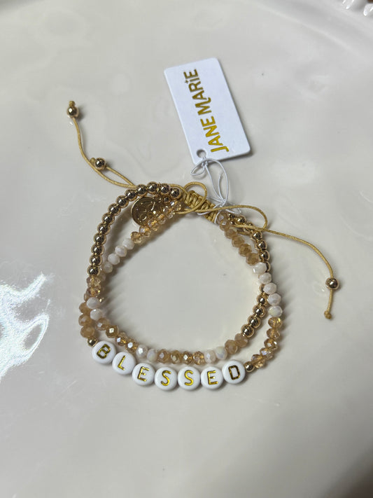 JM “Blessed” pull bracelet
