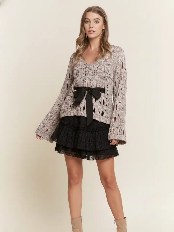 Bow Knit Sweater