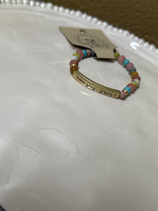 “Amazing Grace” stretch bracelet