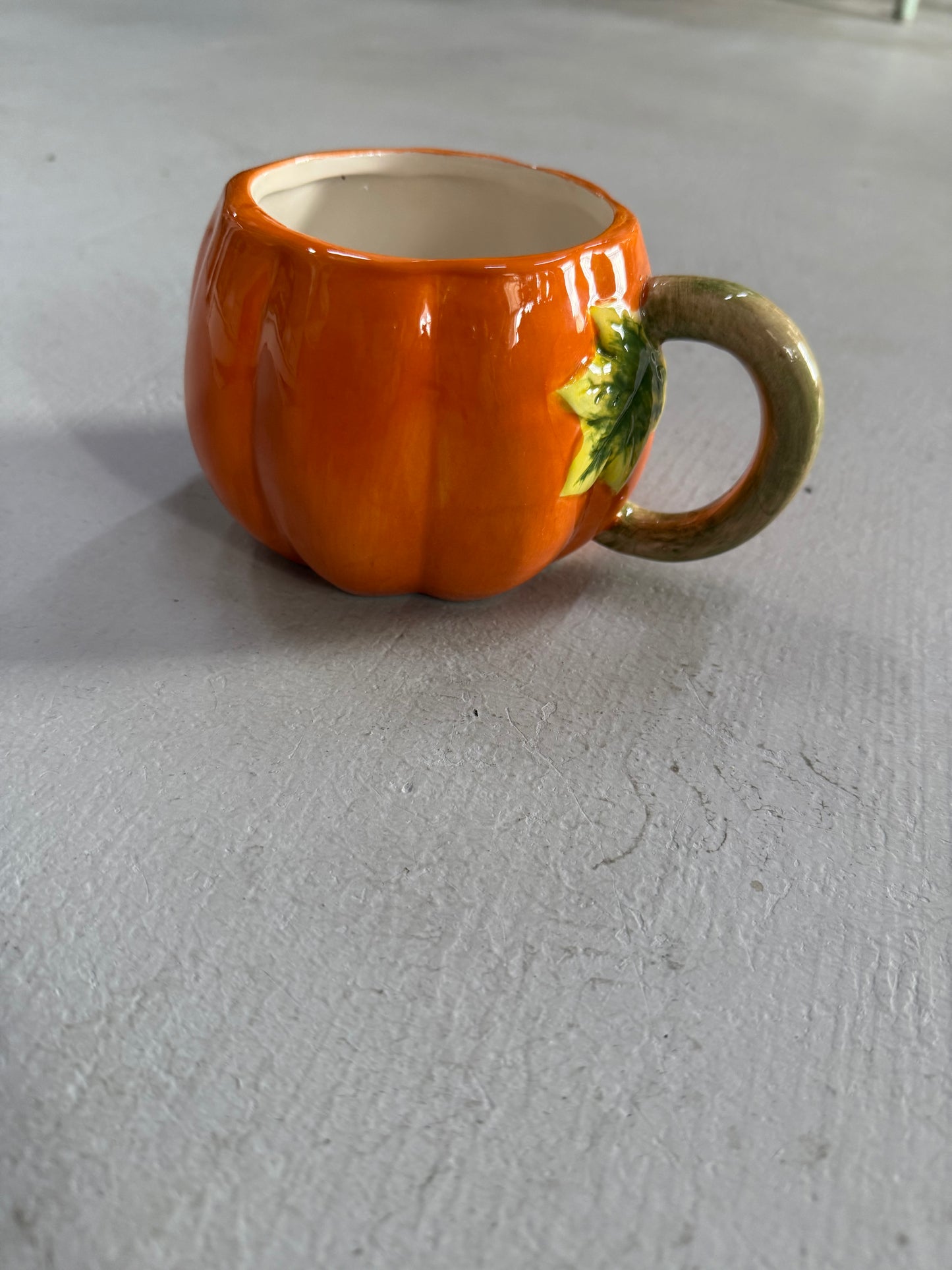 Ceramic Pumpkin Coffee Cup