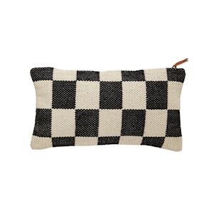 Checkered Lumbar Pillow