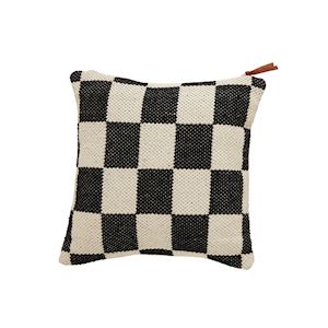 Checkered Square Pillow
