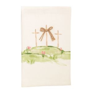 Three Crosses Tea Towel