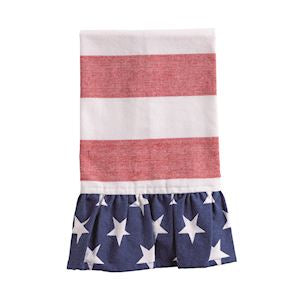 Ruffle Americana Tea-Towel