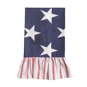 Ruffle Americana Tea-Towel