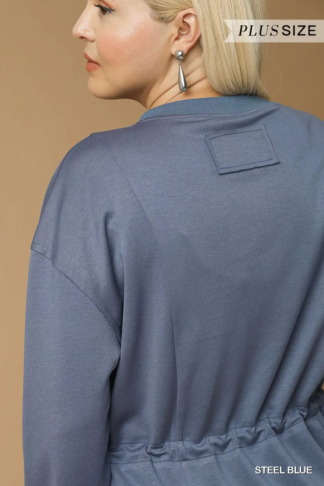 Steel Blue Butter dress (PLUS)