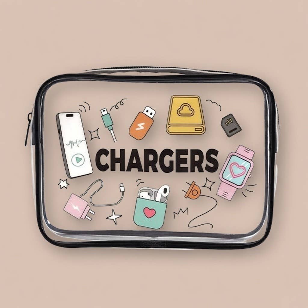 Clear Travel Cosmetic Organizer Pouch