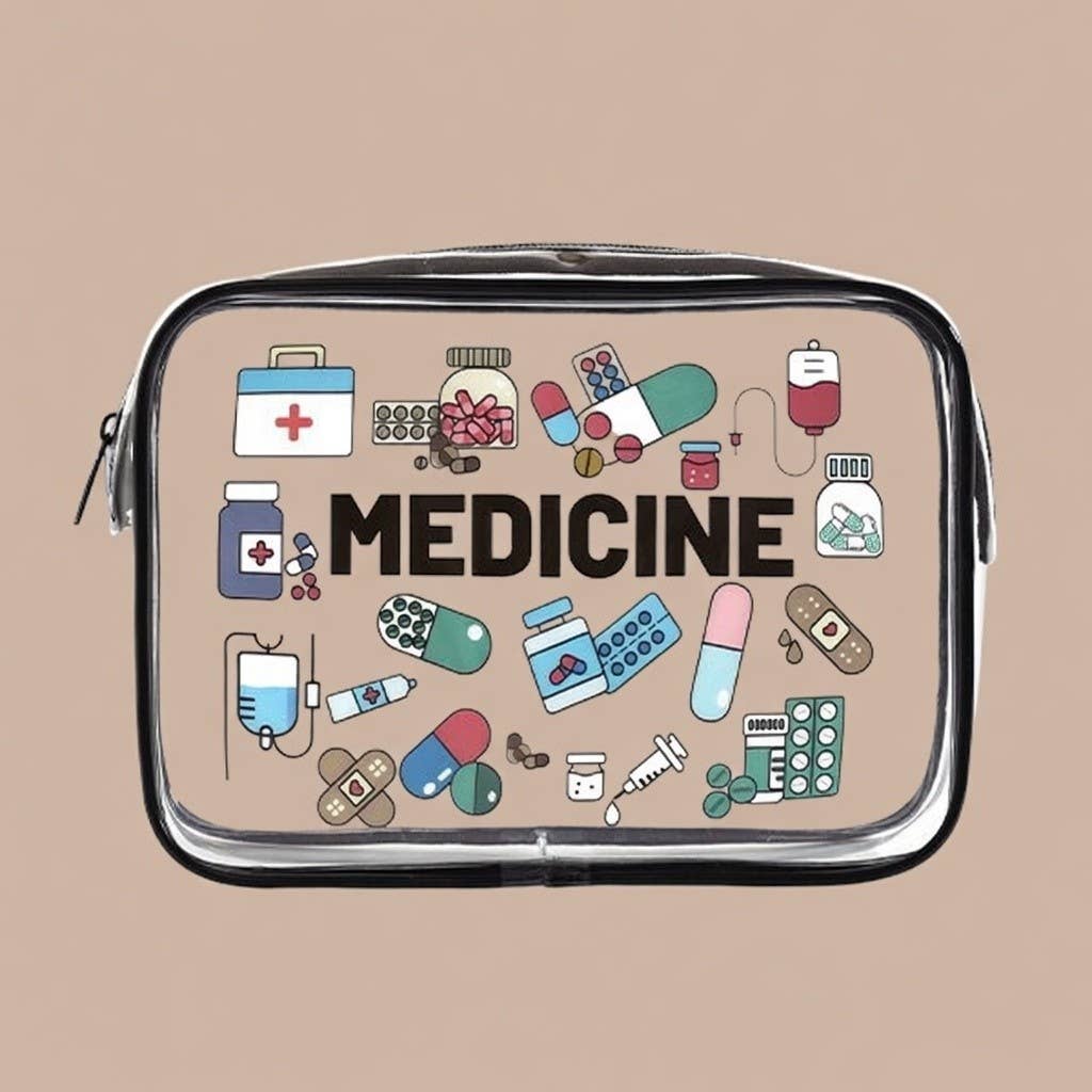 Clear Travel Cosmetic Organizer Pouch
