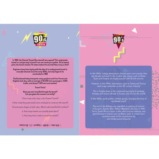 90s Trivia Book