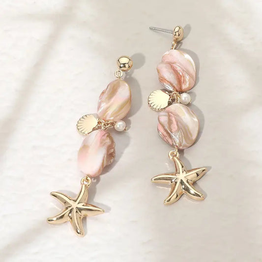 Coastal Drop Dangle Earrings