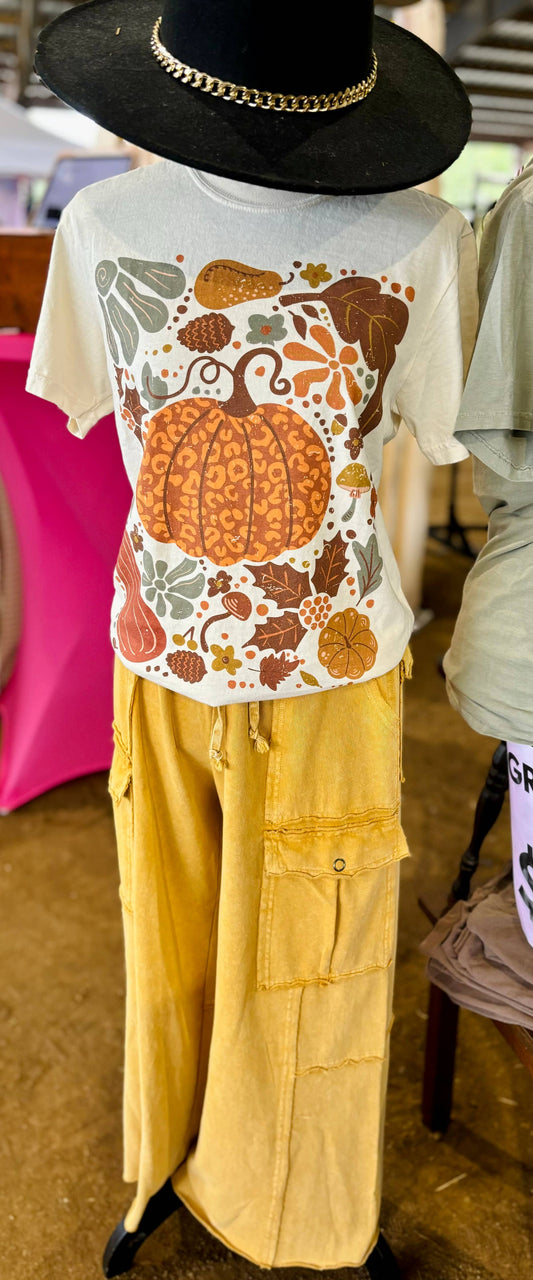Pumpkin Fall Collage Tee