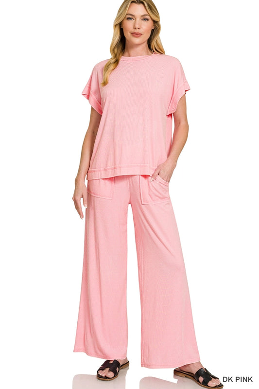 Ribbed Lounge Set