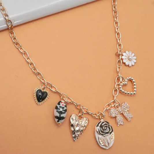 Rose Charm Necklace