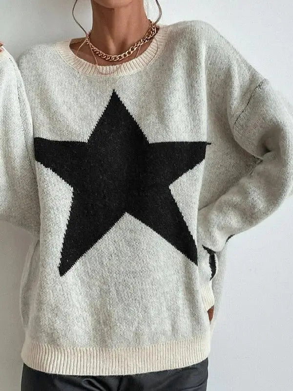 Star Pullover Sweater