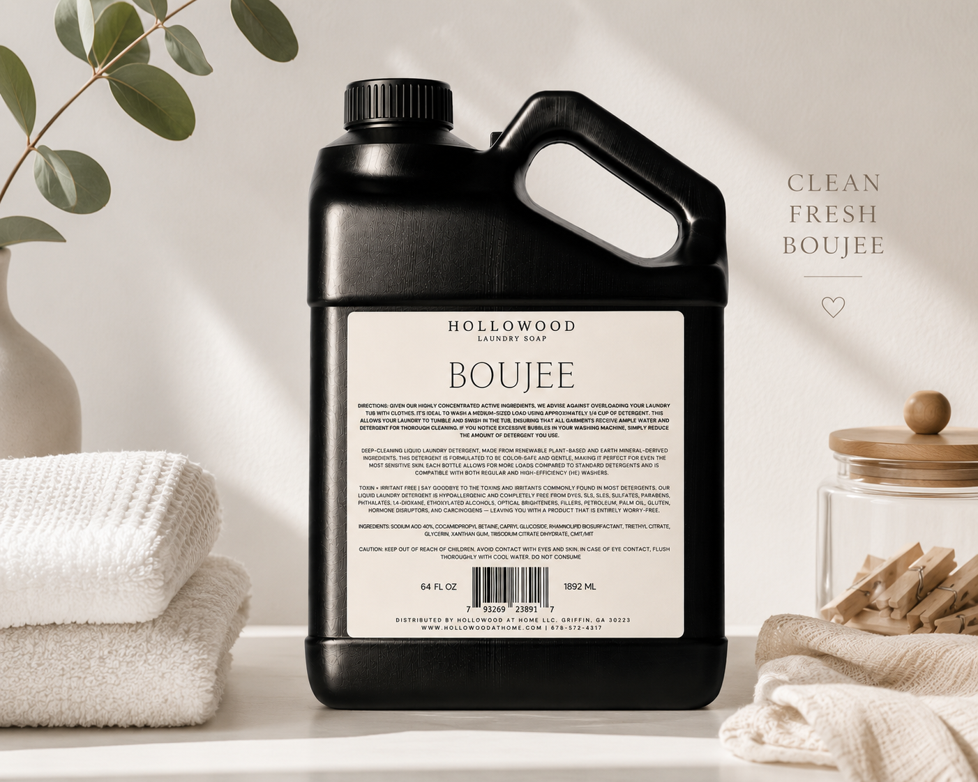 BOUJEE | 64 OZ LUXURY LIQUID LAUNDRY SOAP