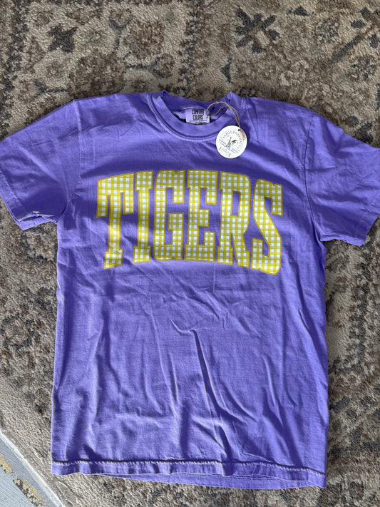 Gingham Tigers T-Shirt