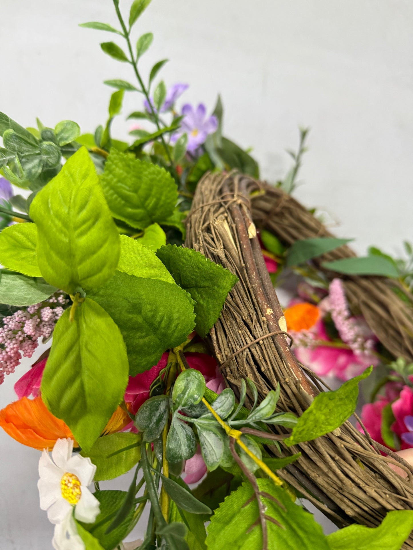 24" Colorful Floral Wreath
