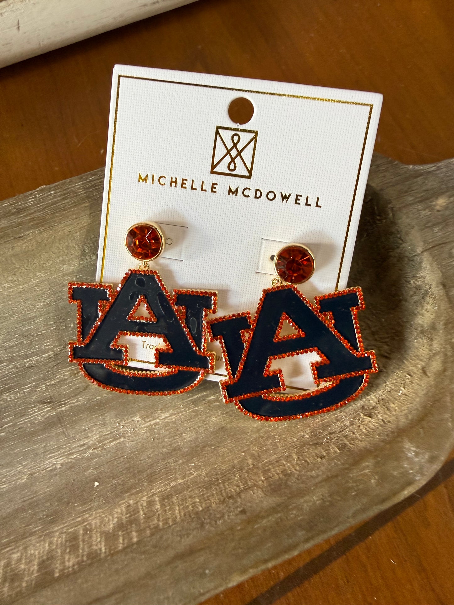 Auburn Glitter Earrings