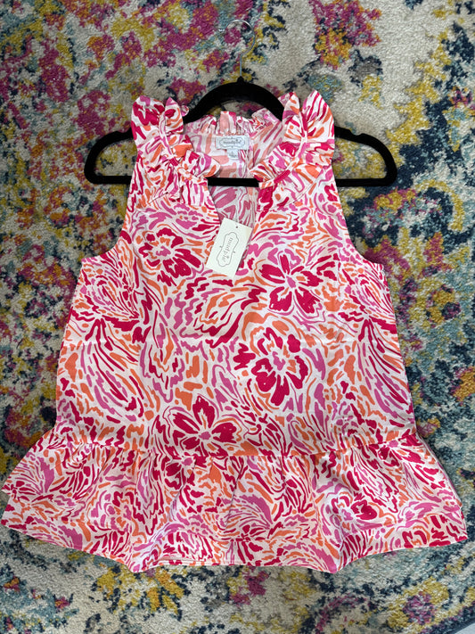 MudPie sleeveless tank (pink)